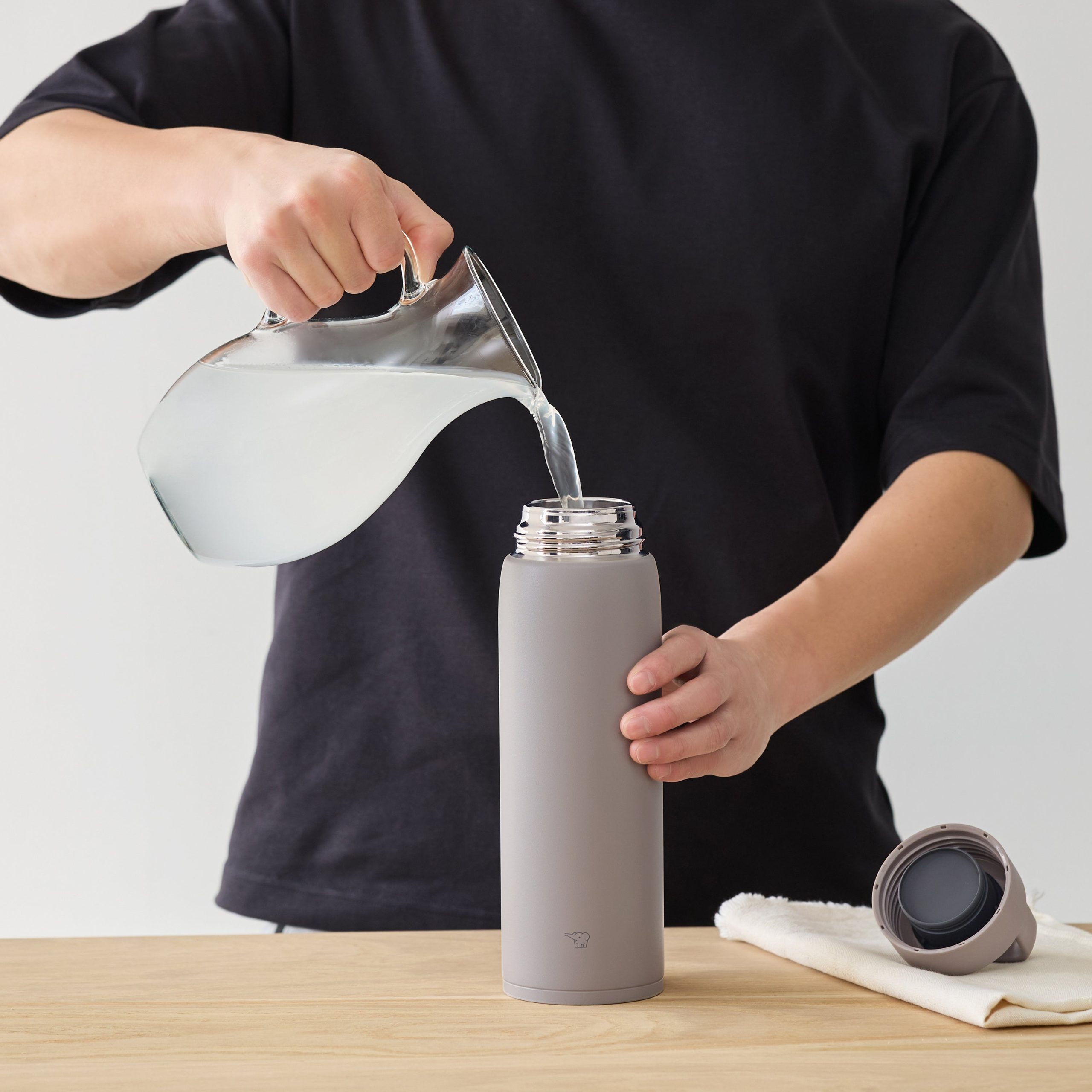 34 oz. Stainless Mug with Lid Handle SU-DA100 - Image 6